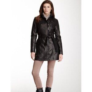 NWT Kenneth Cole Reaction Faux Leather Jacket Women's Size 1X